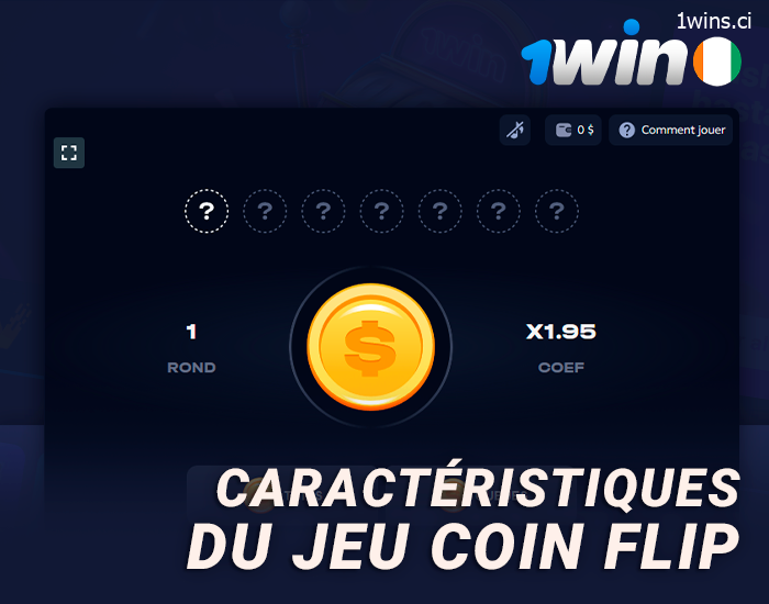 Comment gagner au 1Win Coin Flip Jeu en ligne en Côte d’Ivoire ?