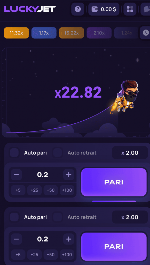 Introduction au Jeu Lucky Jet 1win